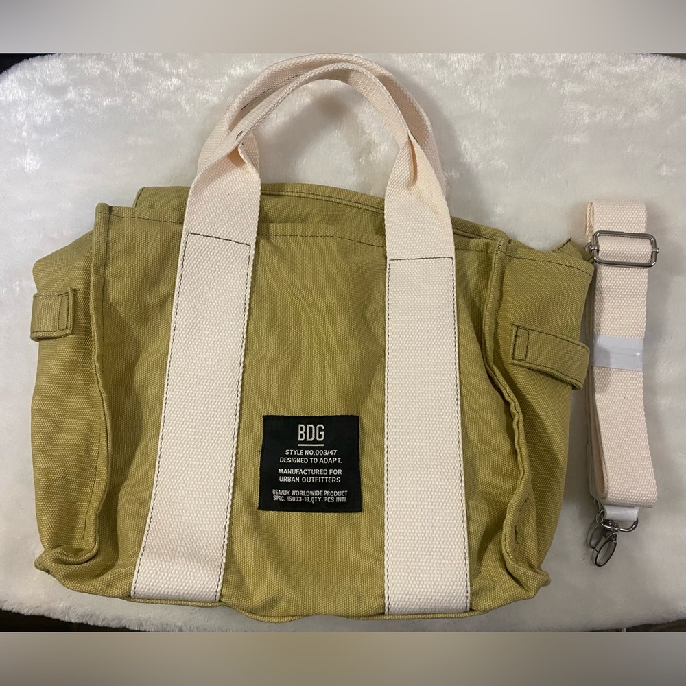 BDG Khaki Canvas Tote Bag
